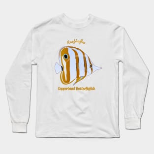 Copperband Butterflyfish Long Sleeve T-Shirt